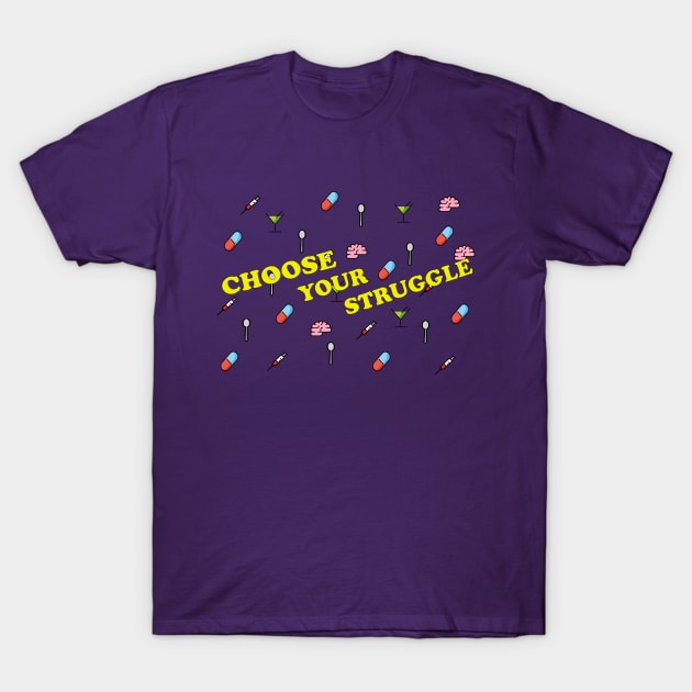 Patterned Emoji T-Shirt by Choose Your Struggle